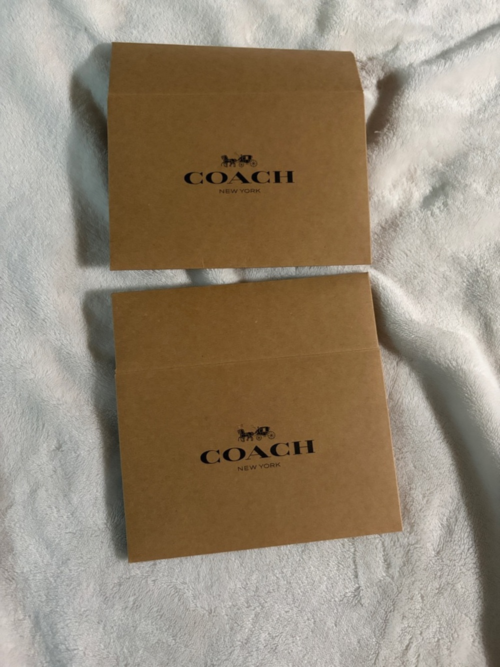 Coach New York Kraft Brown Branded Gift Boxes